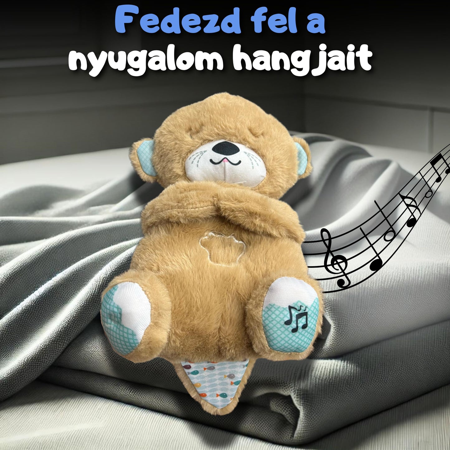 Alvást segítő plüss vidra