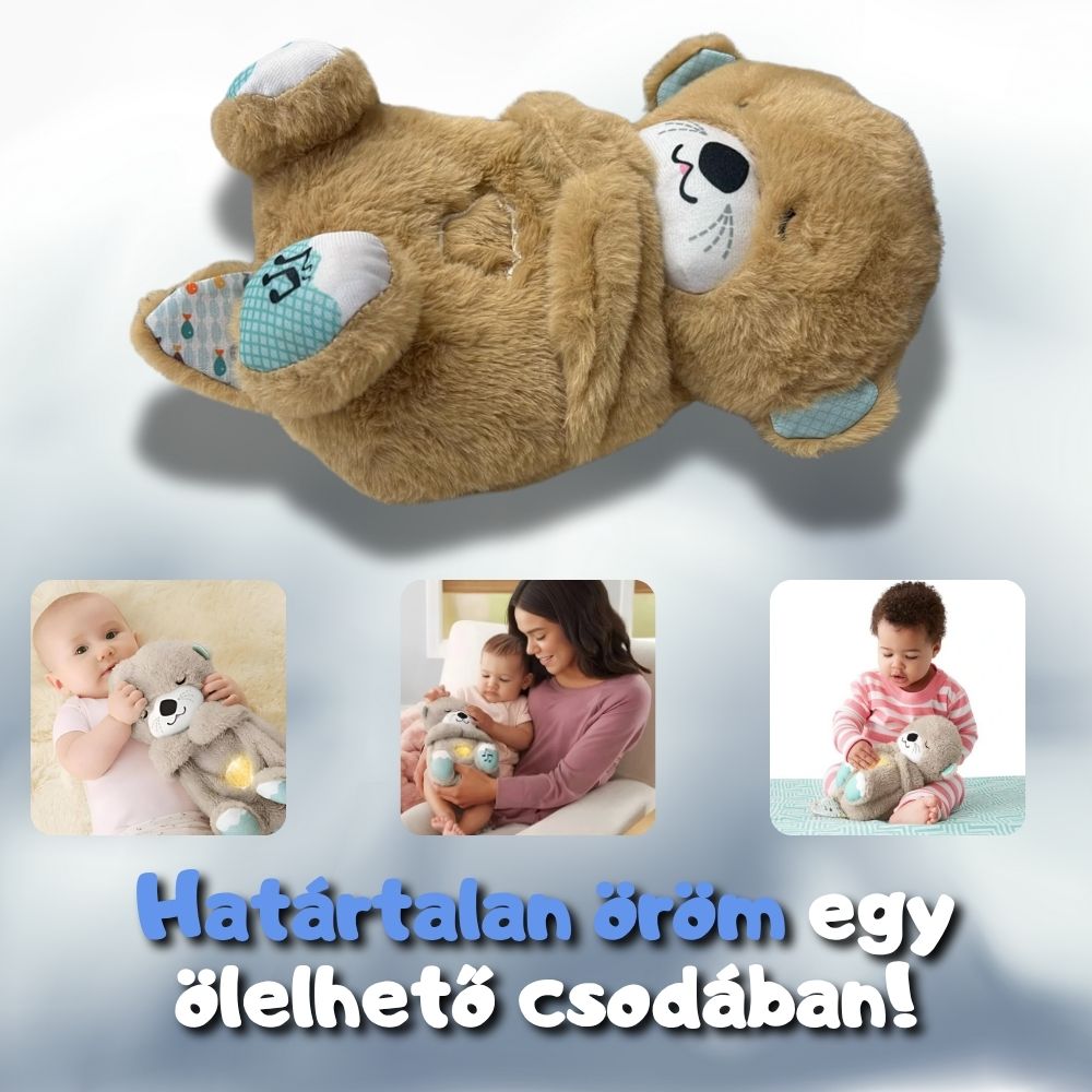 Alvást segítő plüss vidra